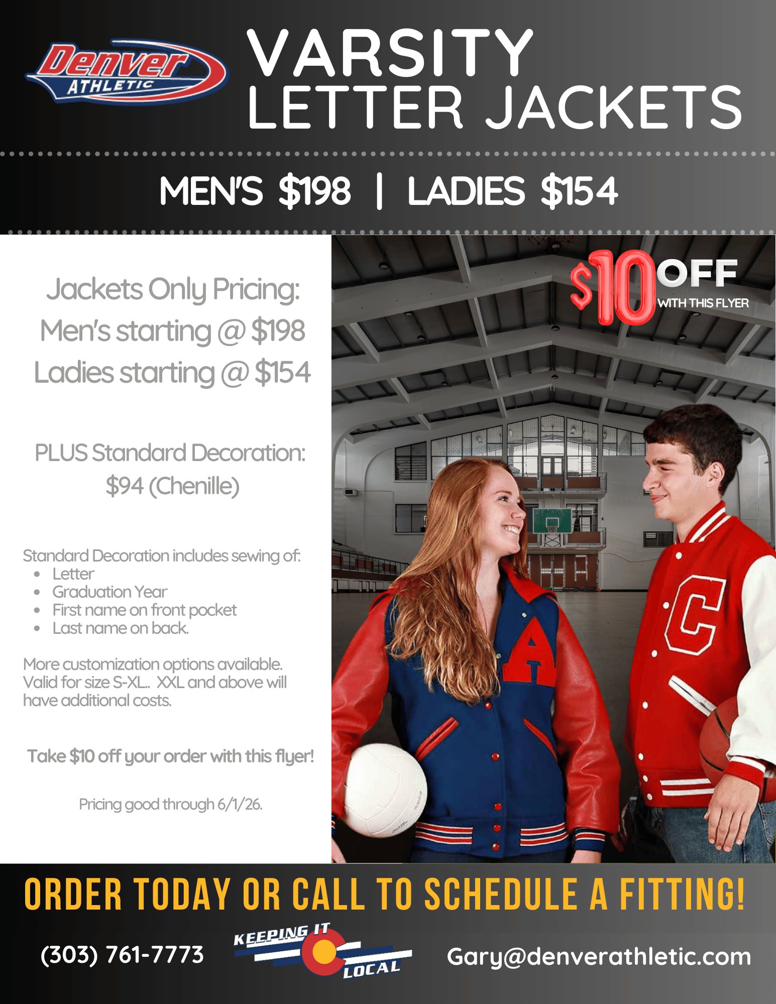 Letter Jacket Denver