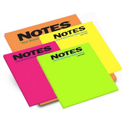 50-Sheet Stik-Withit® Adhesive Notepad w/ Bright Paper (3"x3")